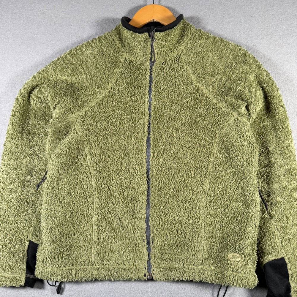 Mountain Hardwear Monkey Woman Fleece Jacket Moss Green Full Zip Small